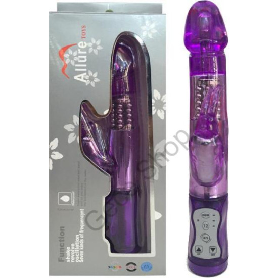 22 Cm Uzunlugunda Klitoris Uyarıcı Su Geçirmez 7 Mod Güçlü Titreşimli Allure Toys Bunny Vibratör 22 Cm Uzunlugunda Klitoris Uyarıcı Su Geçirmez 7 Mod Güçlü Titreşimli Allure Toys Bunny Vibratör
