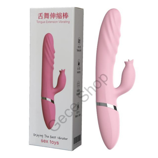 Usb Şarjlı 23 Cm Boy 2 motorlu 12 Mod Güçlü Titreşim Klitoris Uyarıcı  Cilt Dostu Silikon Gövde Vibratör Penis TONGUE EXTENSİON VİBRATİNG Usb Şarjlı 23 Cm Boy 2 motorlu 12 Mod Güçlü Titreşim Klitoris Uyarıcı  Cilt Dostu Silikon Gövde Vibratör Penis TONGUE EXTENSİON VİBRATİNG