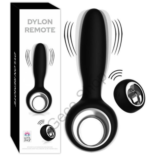 Uzaktan Kumandalı Prostatik Kullanıma Uygun 15 Cm Uzunlukta Anal Vajinal Kullanım Yıkanabilir Silikon gövde Anal Plug Vibratör   DYLON REMOTE 