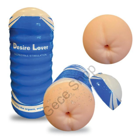 Anal Şeklinde Görünüm Haz Veren Tırtıklı İç Yapısı Özel Saklama Kutulu Anal Mastürbatör DESİRE LOVER ANAL