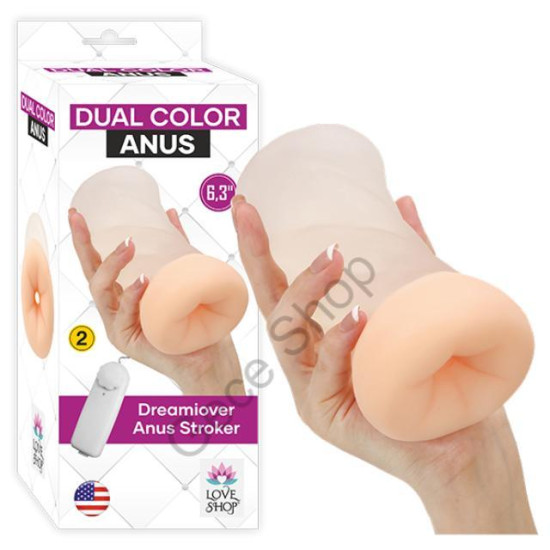 Anüs Şeklinde Gerçekçi Ten Hassasiyeti Tırtıklı iç Yapı Haz Veren Titreşimli Anüs Mastürbatör DUAL COLOR ANUS Anüs Şeklinde Gerçekçi Ten Hassasiyeti Tırtıklı iç Yapı Haz Veren Titreşimli Anüs Mastürbatör DUAL COLOR ANUS