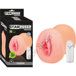 Realistik Dokuda Kadın Görüntüsünde Tırtıklı Vajina Mastürbatör STAR PUSSY MASTÜRBATÖR 
