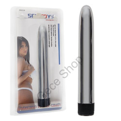 15 Cm Uzunlukta Gümüş Renkli Titreşimli Metal  Görünümlü Vibratör CYBERSKİN VİBRATÖR-TOUCH 15 Cm Uzunlukta Gümüş Renkli Titreşimli Metal  Görünümlü Vibratör CYBERSKİN VİBRATÖR-TOUCH