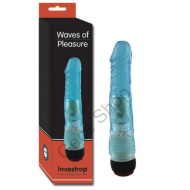 Gerçekçi Ten Dokusunda 18 Cm Boy Güçlü Vantuzlu Titreşimli Vibratör Penis Waves Of Pleasure Vibe Vibratör