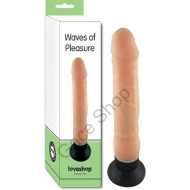 Kavisli Damarlı Ten Dokusunda 17 Cm  Boy Waves of Pleasure Vibe Vibratör 