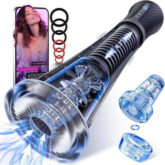 Tam Otomatik Telefon Kontrollü Dijital Penis Pompası PRO-MEN